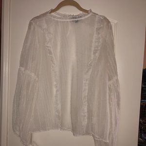 Jane Plus One White Blouse